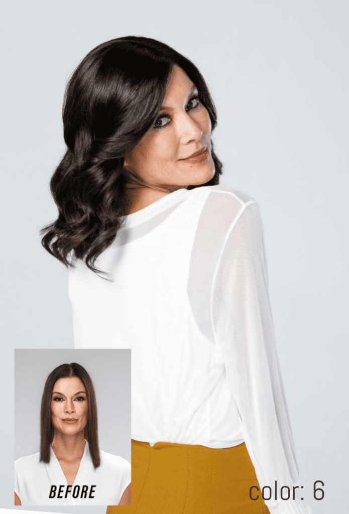 Top Coverage Wavy Synthetic 12" Topper - Image 2